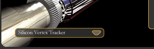 A screen shot of the Silicon Vertex Tracker.
