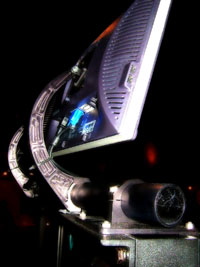 Aluminum LCD Arm Detail :: Peter Allen, XRDI