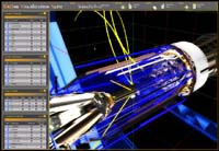 BaBar 3D Visualization Suite  SVT View