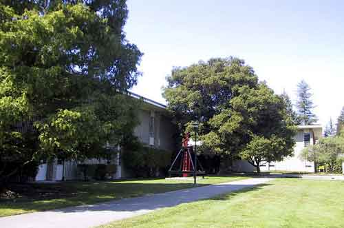 Photo of the Test Lab, where the Klystron/Microwave Department is located